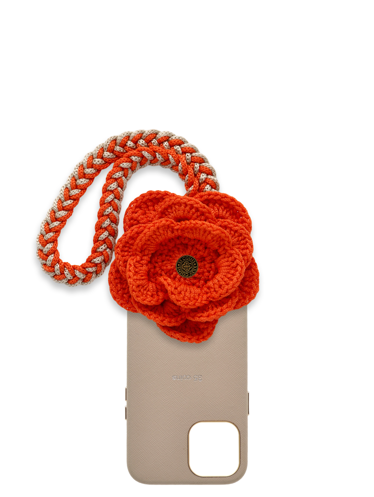 "ORANGE ROSE" SASH | OATMEAL CASE