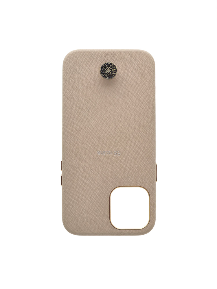 SAFFIANO OATMEAL CASE